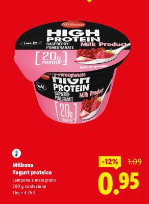Milbona Yogurt proteico