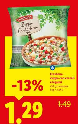 Freshona Zuppa con cereali e legumi