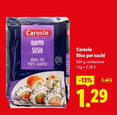 Carosio Riso per sushi