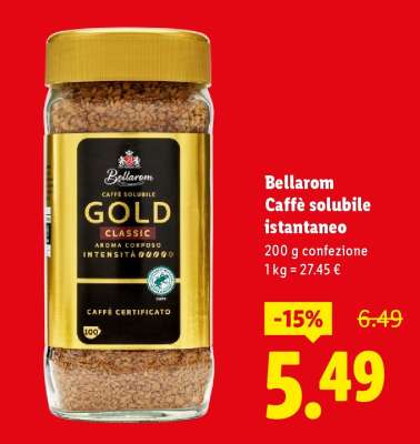 Bellarom Caffè solubile istantaneo