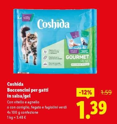 Coshida Bocconcini per gatti in salsa/gel