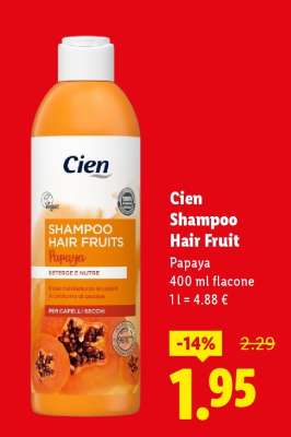 Cien Shampoo Hair Fruit