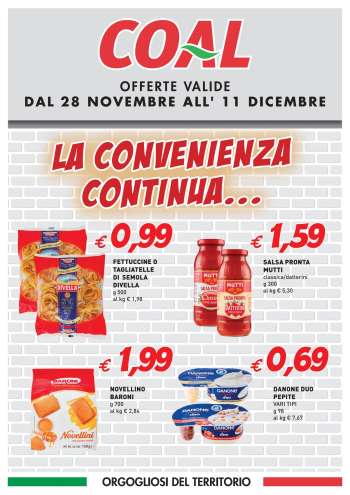 Volantino COAL - 28/11/2025 - 11/12/2025.