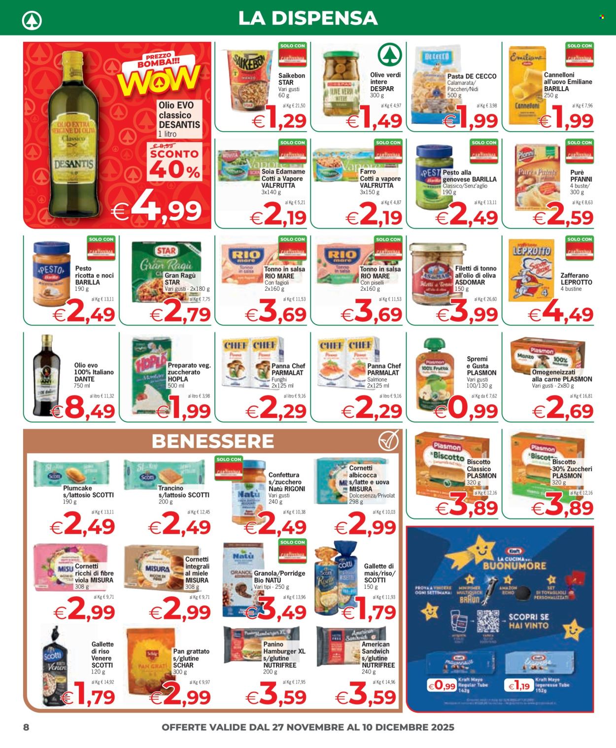 Volantino Eurospar - 27/11/2025 - 10/12/2025. Pagina 8
