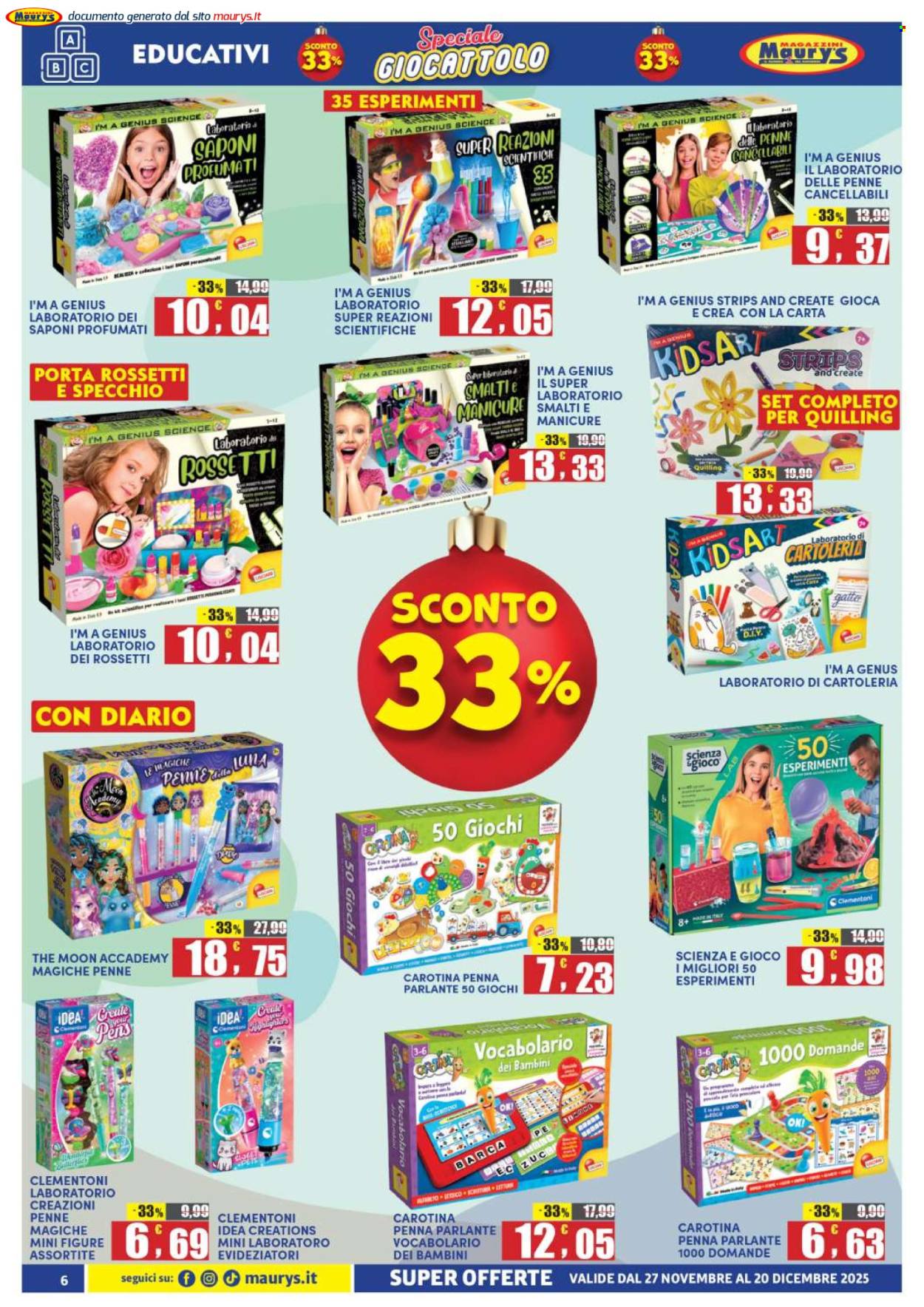 Volantino Maury's - 27/11/2025 - 20/12/2025. Pagina 6