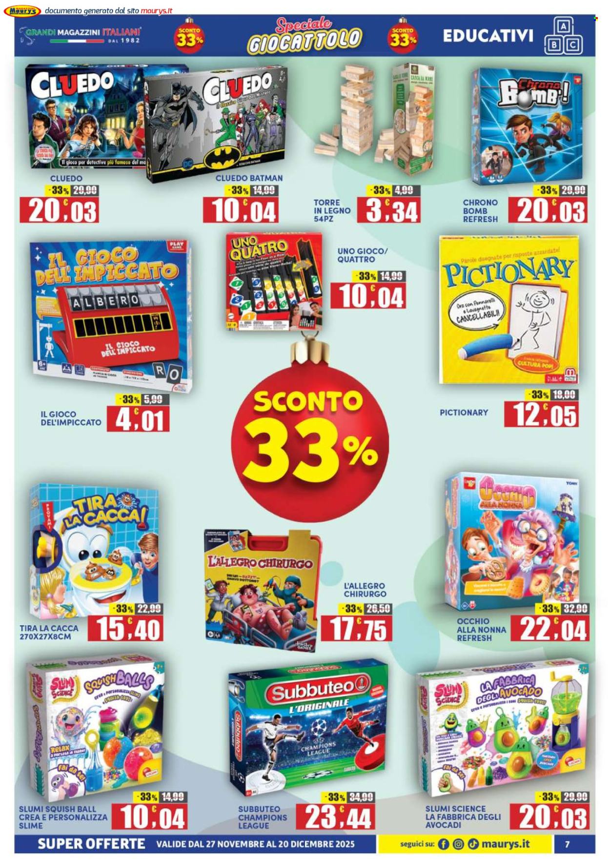 Volantino Maury's - 27/11/2025 - 20/12/2025. Pagina 7