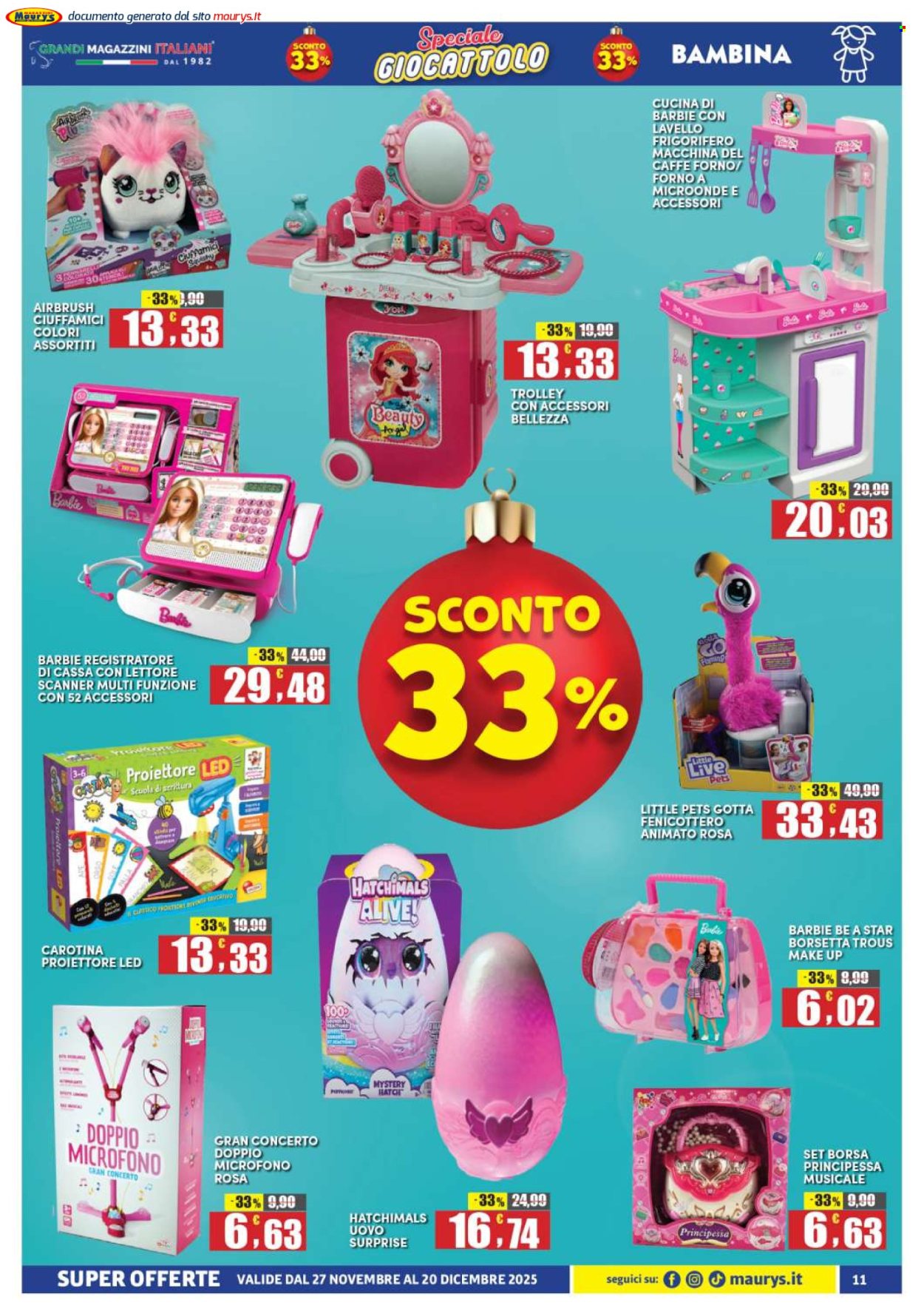 Volantino Maury's - 27/11/2025 - 20/12/2025. Pagina 11