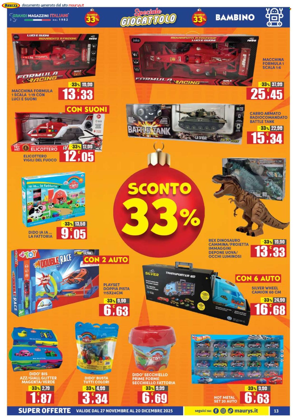 Volantino Maury's - 27/11/2025 - 20/12/2025. Pagina 13