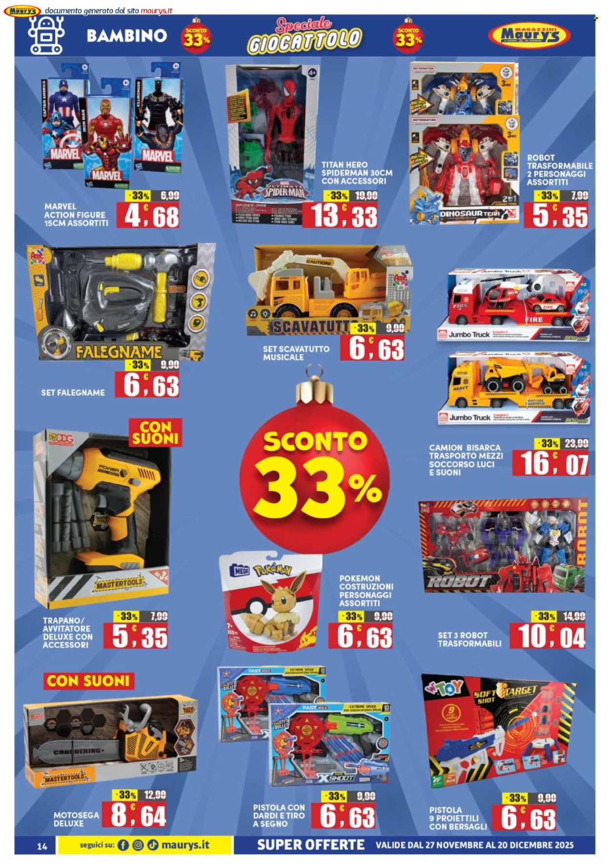 Volantino Maury's - 27/11/2025 - 20/12/2025. Pagina 14