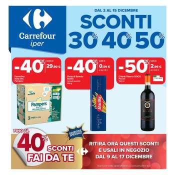 Volantino Carrefour - 2/12/2025 - 15/12/2025.