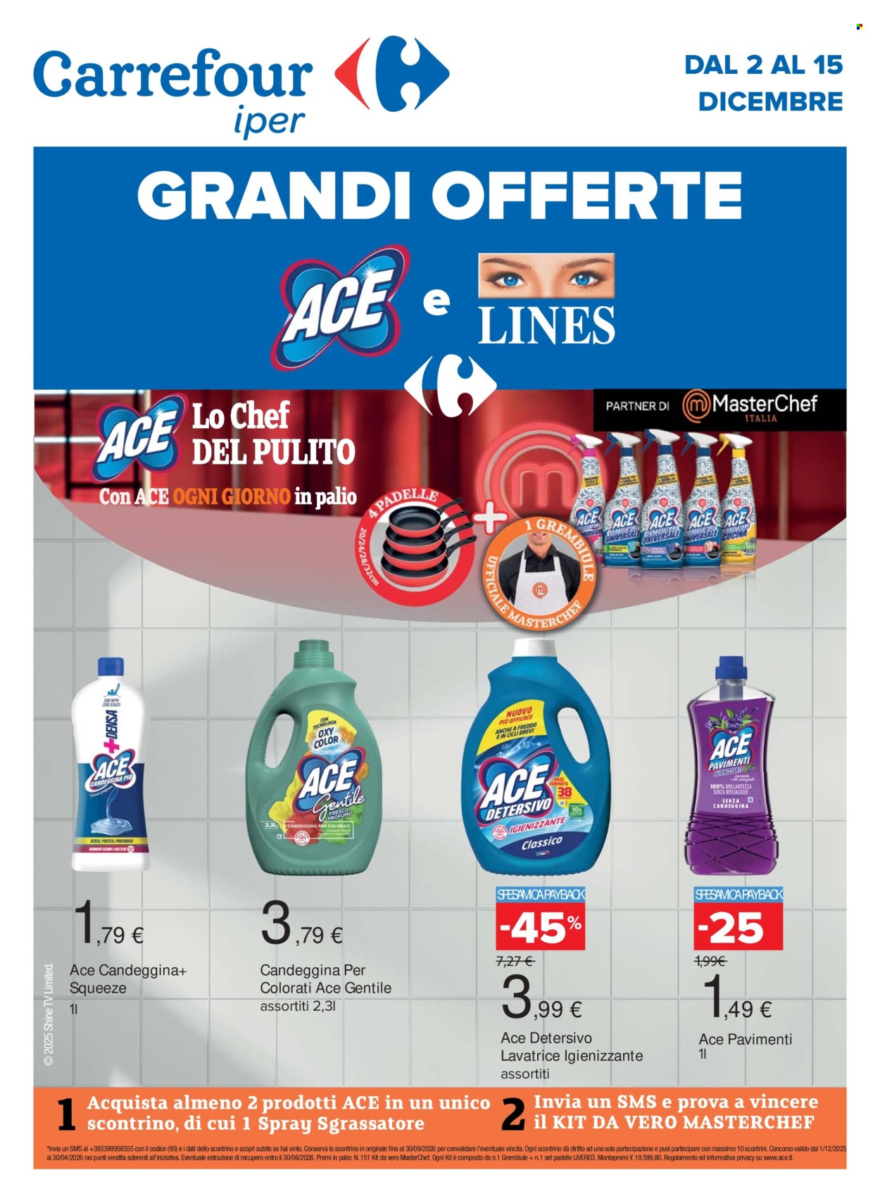 Volantino Carrefour - 2/12/2025 - 15/12/2025. Pagina 1