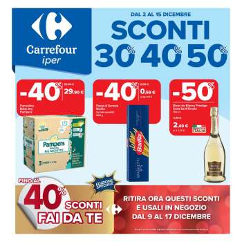 Volantino Carrefour - 2/12/2025 - 15/12/2025.