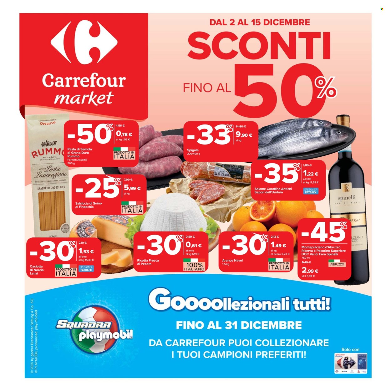 Volantino Carrefour - 2/12/2025 - 15/12/2025. Pagina 1