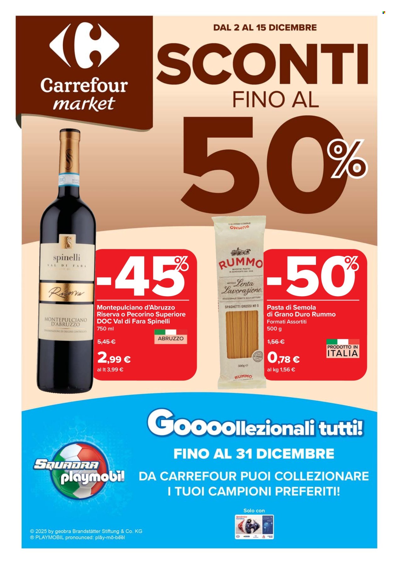 Volantino Carrefour - 2/12/2025 - 15/12/2025. Pagina 1