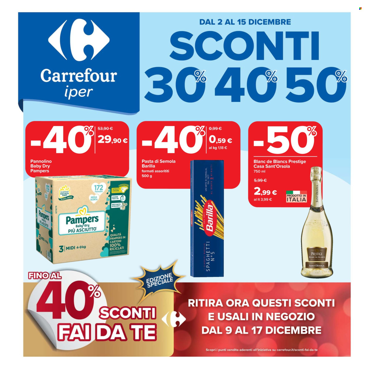 Volantino Carrefour - 2/12/2025 - 15/12/2025. Pagina 1
