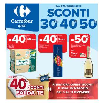 Volantino Carrefour - 2/12/2025 - 15/12/2025.