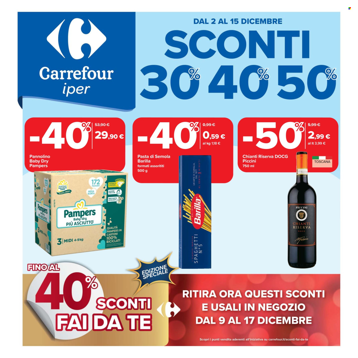 Volantino Carrefour - 2/12/2025 - 15/12/2025. Pagina 1