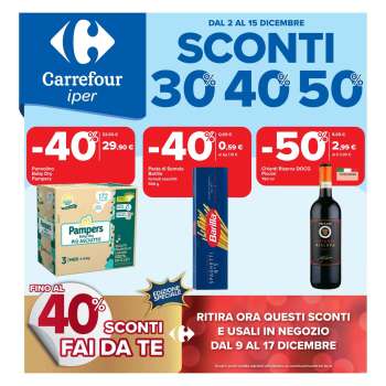 Volantino Carrefour - 2/12/2025 - 15/12/2025.