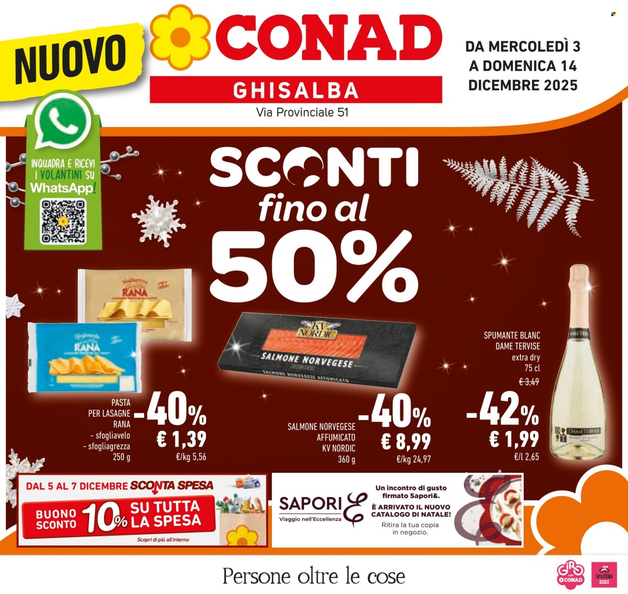 Volantino Conad - 3/12/2025 - 14/12/2025. Pagina 1