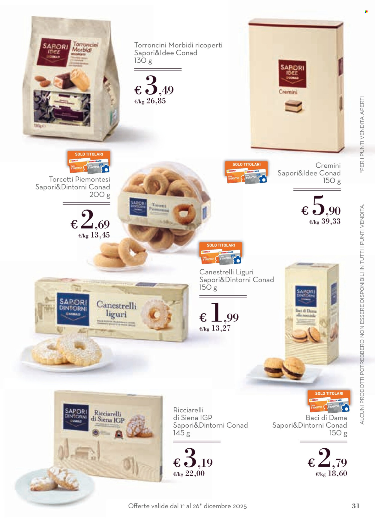 Volantino Conad - 1/12/2025 - 26/12/2025. Pagina 31
