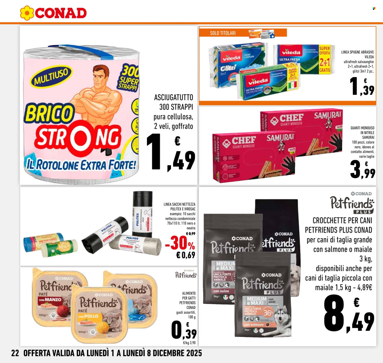 Volantino Conad - 1/12/2025 - 8/12/2025. Pagina 22