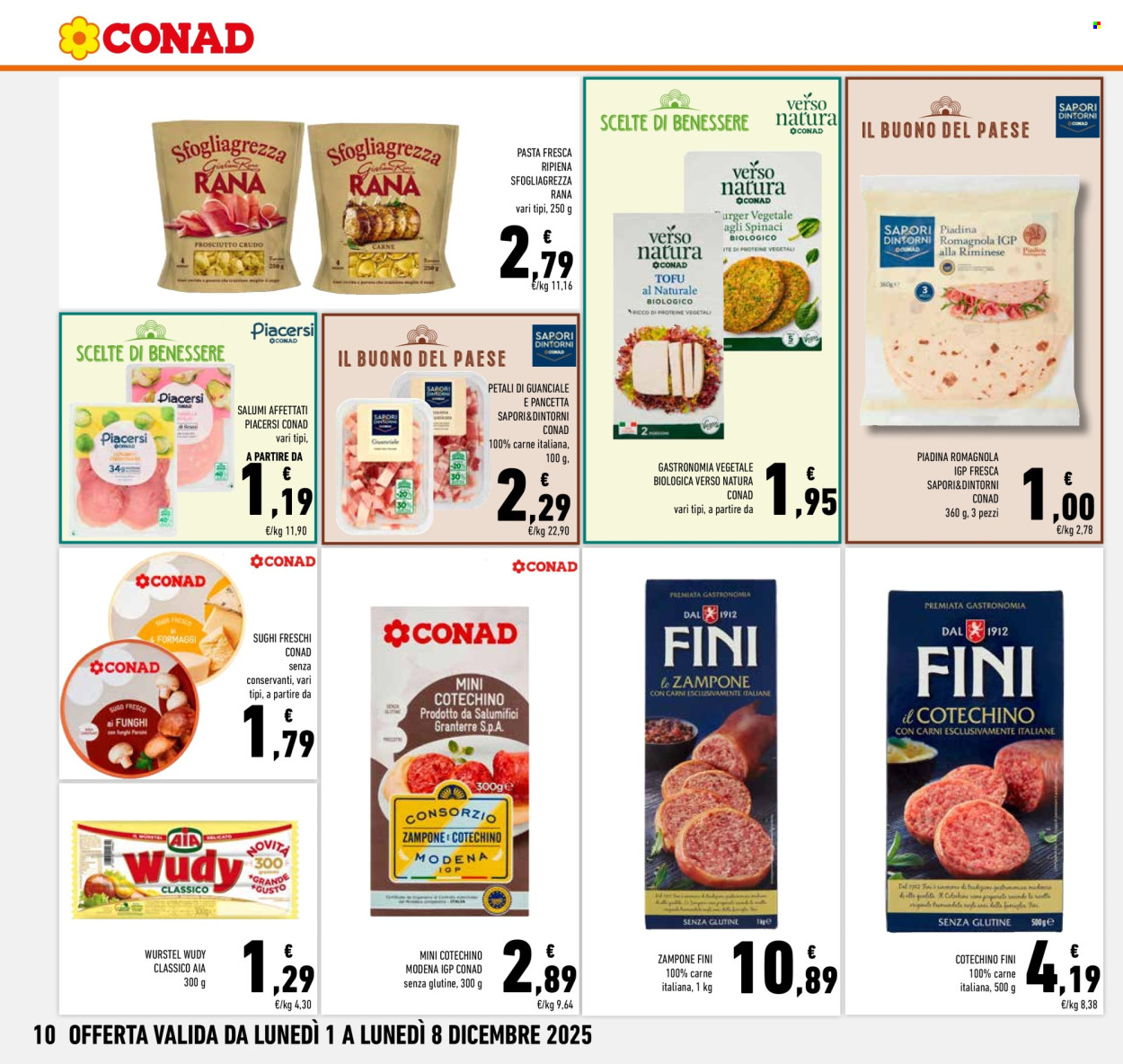 Volantino Conad - 1/12/2025 - 8/12/2025. Pagina 10
