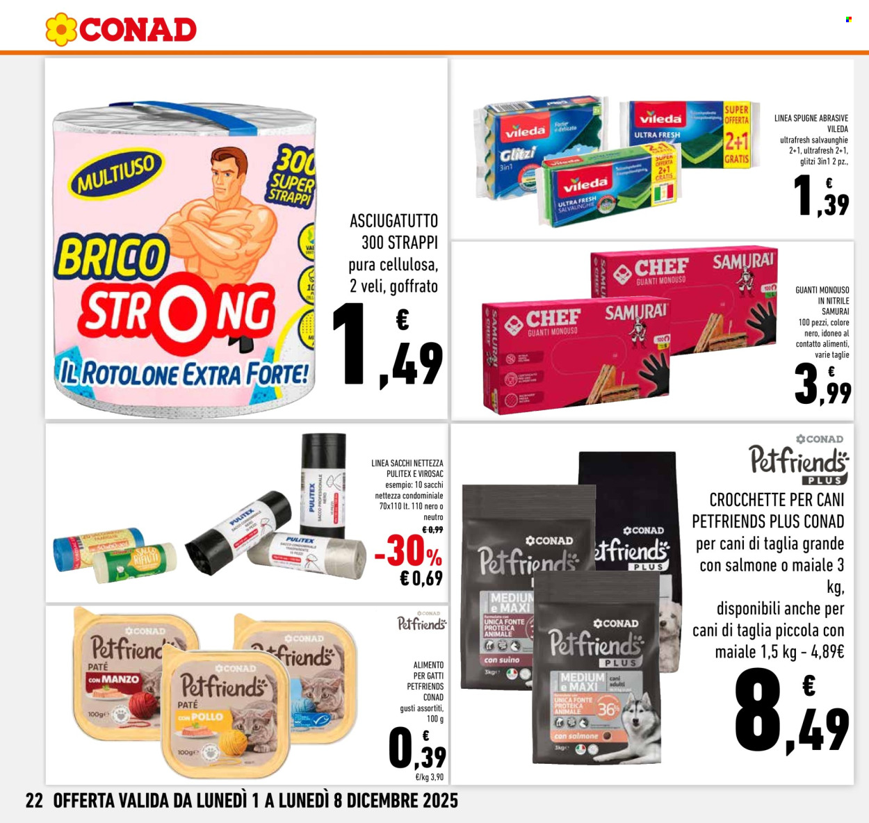 Volantino Conad - 1/12/2025 - 8/12/2025. Pagina 22