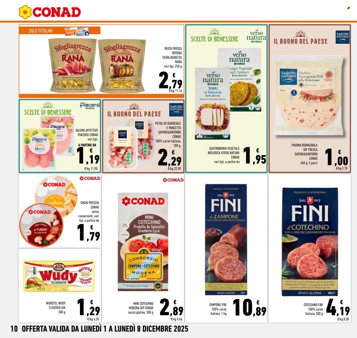 Volantino Conad - 1/12/2025 - 8/12/2025. Pagina 10