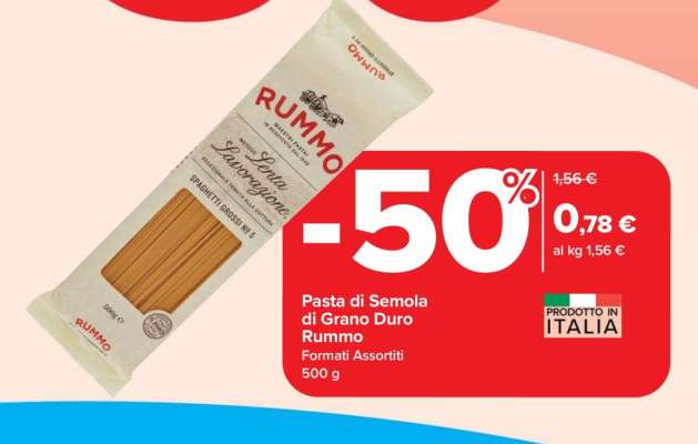 Pasta di Semola di Grano Duro Rummo