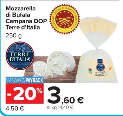 Mozzarella di Bufala Campana DOP Terre d'Italia