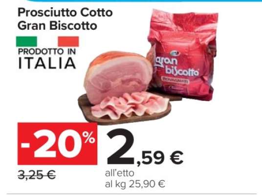 Prosciutto Cotto Gran Biscotto