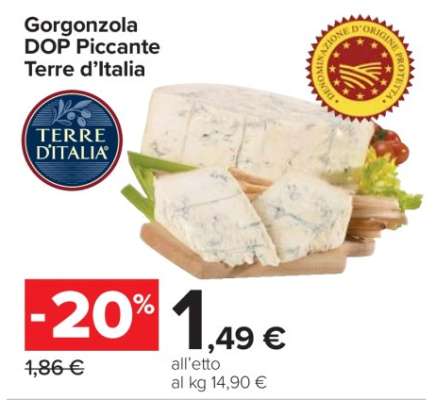 Gorgonzola DOP Piccante Terre d’Italia