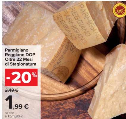 Parmigiano Reggiano DOP Oltre 22 Mesi di Stagionatura