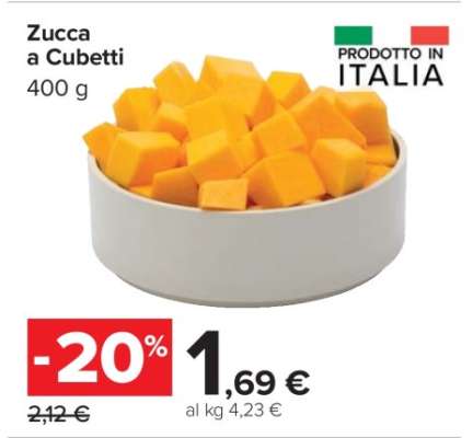 Zucca a cubetti