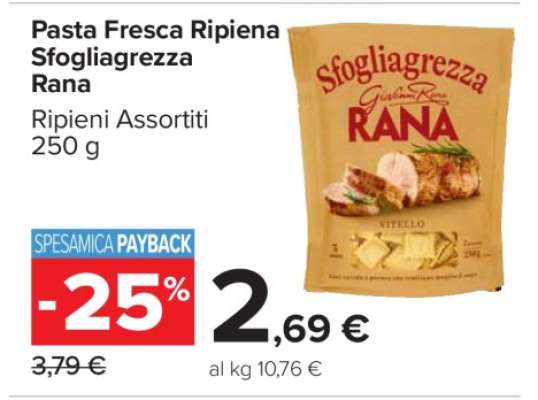 Pasta Fresca Ripiena Sfogliagrezza Rana