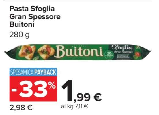 Pasta Sfoglia Gran Spessore Buitoni