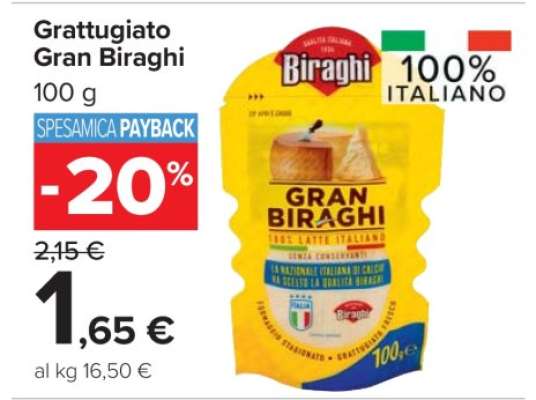 Grattugiato Gran Biraghi
