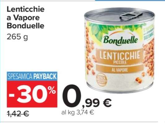 Lenticchie a Vapore Bonduelle
