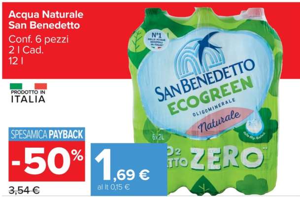 Acqua Naturale San Benedetto