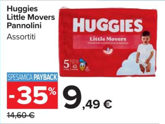 Huggies Little Movers Pannolini