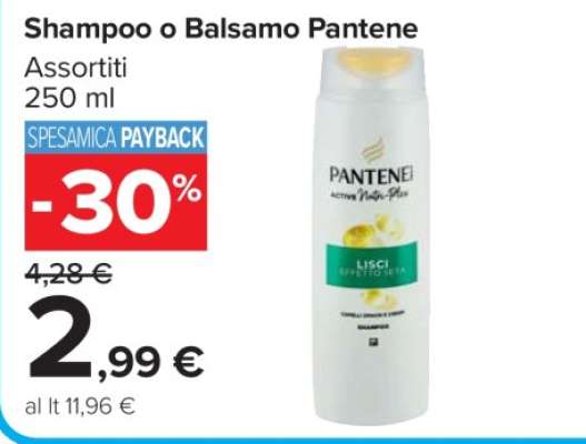 Shampoo o Balsamo Pantene