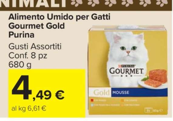 Alimento umido per gatti Gourmet Gold Purina