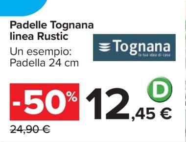 Padelle Tognana linea Rustic