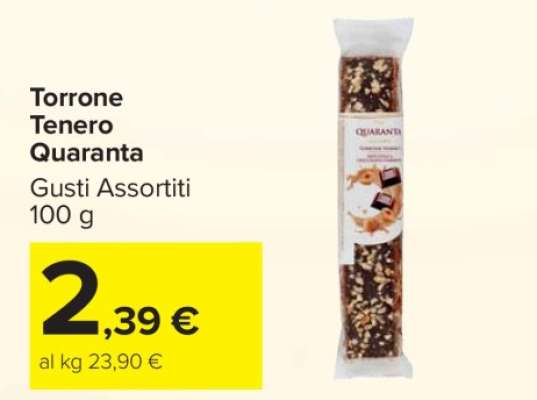 Torrone Tenero Quaranta