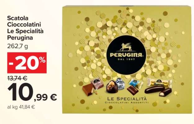 Scatola Cioccolatini Le Specialità Perugina