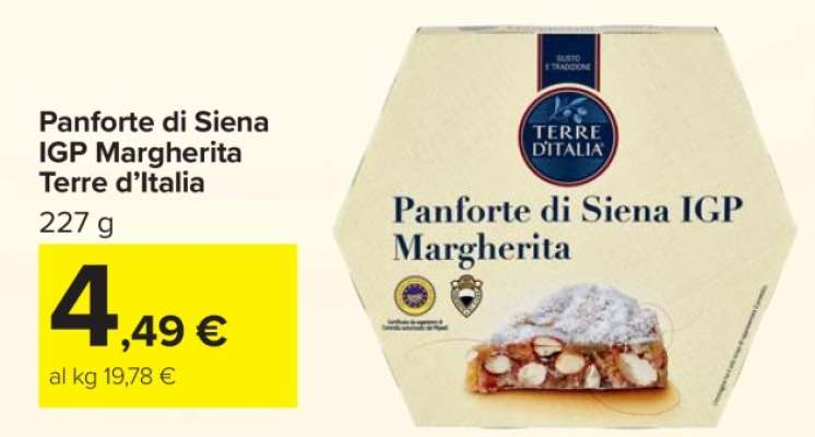 Panforte di Siena IGP Margherita Terre d’Italia
