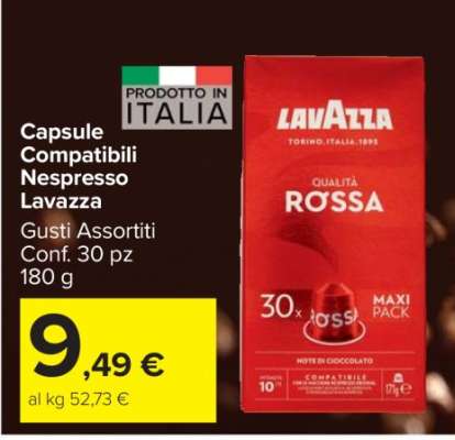 Capsule Compatibili Nespresso Lavazza