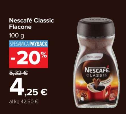 Nescafé Classic Flacone