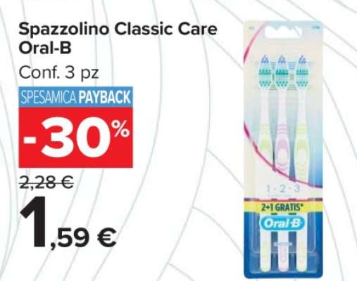 SPAZZOLINO CLASSIC CARE ORAL B