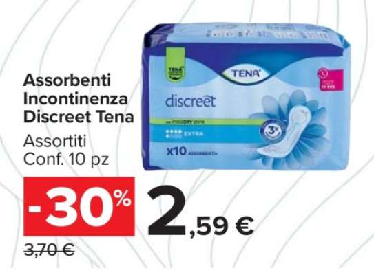 Assorbenti Incontinenza Discreet Tena